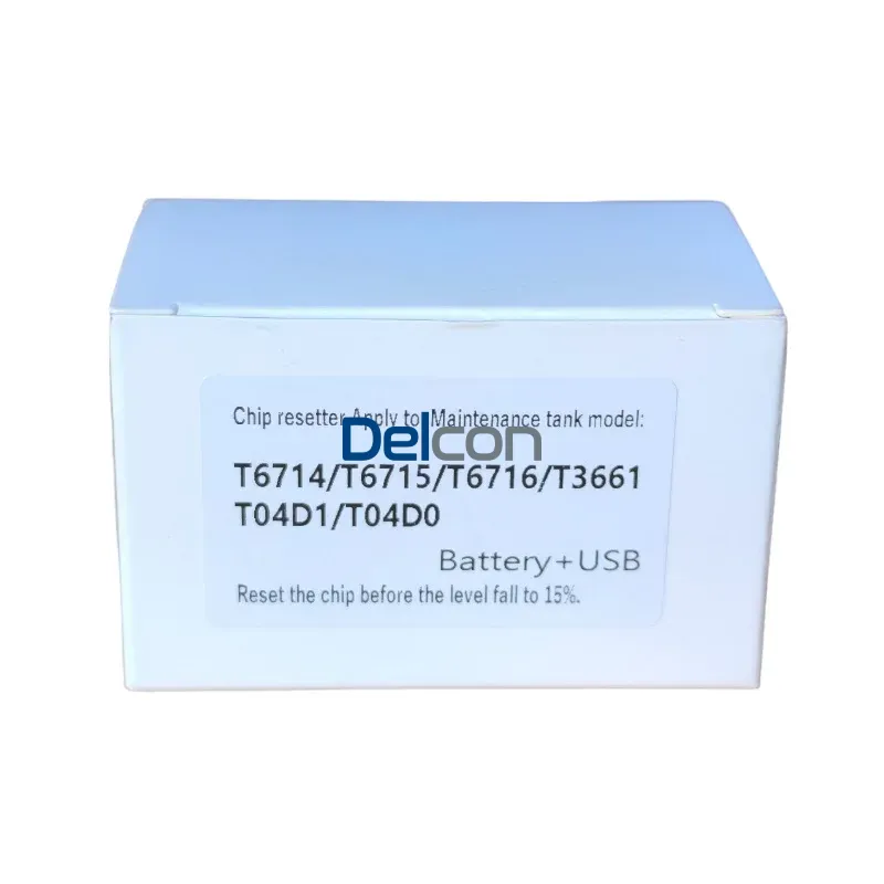 Reset Caja De Mantenimiento Epson T671400/T671600/T04D100 (T6714/T6716/T04D1) Reiniciador Para Chips Originales Epson.