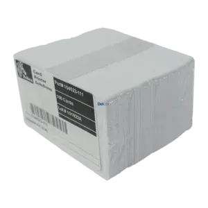 Pack Tarjetas PVC Zebra 104523-111 / PREMIER PVC 30 MIL / Para Impresión De Credenciales Carnet o Fotocheck (Paquete X 100 Unidades)