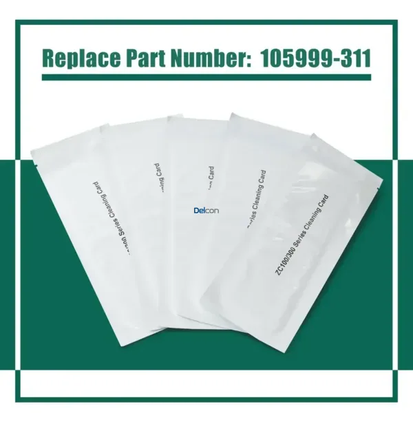Tarjetas De Limpieza Zebra 105999-311-01 / Para Impresora De Carnet o Fotocheck Zebra ZC100 / ZC150 / ZC300 / ZC350 (Paquete X 5 Unidades)