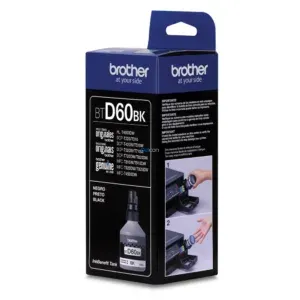 Tinta Brother BTD60BK Negro. Compatible Con Impresoras Brother HL-T4000DW / T420W-V / T426W / T910DW / T920DW / T4500DW. Rendimiento 6.500 Páginas.