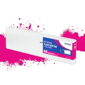 Cartucho De Tinta Epson C33S020637 [SJIC30P-M] Color Magenta, Para Impresoras De Etiquetas Epson ColorWorks TM-C7500 / TM-C7500G Series.
