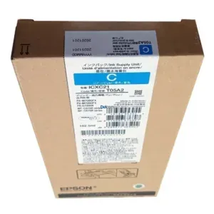 Bolsa De Tinta Epson T05A200 Color Cyan, Compatible Con Impresoras Epson WorkForce Pro WF-C878R / WF-C879R, Rendimiento 20.000 Páginas.
