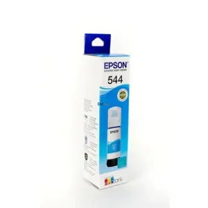 Tinta Epson T544220-AL [544] 〈C〉 EcoTank L1250 / L3110 / L3210 / L3150 / L3250 / L3160 / L3260 / L5190 / L5290 Color Cyan, Rendimiento 7.500 Páginas.