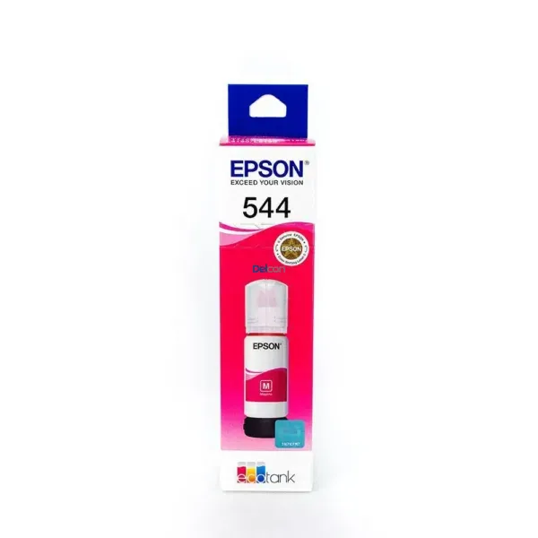 Tinta Epson T544320-AL [544] 〈M〉 EcoTank L1250 / L3110 / L3210 / L3150 / L3250 / L3160 / L3260 / L5190 / L5290 Color Magenta, Rendimiento 7.500 Páginas.