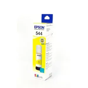 Tinta Epson T544420-AL [544] 〈Y〉 EcoTank L1250 / L3110 / L3210 / L3150 / L3250 / L3160 / L3260 / L5190 / L5290 Color Amarillo, Rendimiento 7.500 Páginas.