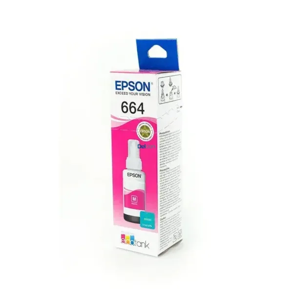 tinta-epson-t664320-al-664-ecotank-l200-l210-l220-l300-l310-l350-l365-l380-l395-l455-l475-l495-l575-color-magenta Tinta Epson T664320-AL EcoTank L210 / L220 / L310 / L350 / L365 / L380 / L395 / L455 / L475 / L495 / L575 Color Magenta, Rendimiento 4.000 Páginas.