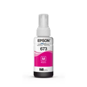 Botella De Tinta Epson T673320-AL [673] Color Magenta, Para Impresoras Epson EcoTank L800 / L805 / L810 / L850 / L1800, Rendimiento 6.500 Páginas.