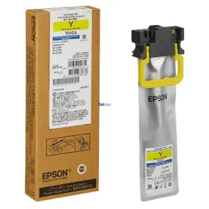 Bolsa De Tinta Epson T01C400 (T01C4) Color Amarillo, Para Impresoras Epson WorkForce Pro WF-C529R / WF-C579R Series, Rendimiento 5.000 Páginas.