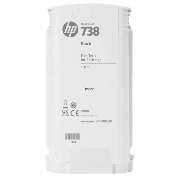 tinta-hp-designjet-t850-t950-mfp-series-498n4a-738-black-130-ml Cartucho De Tinta Hp 498N4A (738) Color Negro, Para Impresora e Plotter Multifunción Hp DesignJet T850 / T950 MFP Series, Contenido 130 Mililitros.