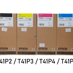Cartuchos De Tinta Epson [ T41P2 / T41P3 / T41P4 / T41P5 ] SureColor SC-T3470 / SC-T3475 / SC-T5470 / SC-T5475 / SC-T5470M Negro Cyan Magenta Amarillo 350ml