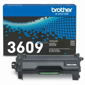 Cartucho De Toner Brother TN3609 Black, Para Impresoras Brother DCP-L5510DN / DCP-L5660DN / MFC-L5915DW / MFC-L6915DW, Rendimiento 3.000 Páginas.