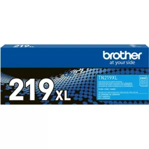 Cartucho De Toner Brother TN219XLC Color Cyan, Para Impresoras Brother HL-L3280CDW / DCP-L3560CDW / MFC-L3760CDW, Rendimiento 2.300 Páginas.