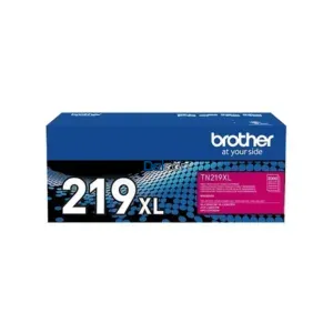 Cartucho De Toner Brother TN219XLM Color Magenta, Para Impresoras Brother HL-L3280CDW / DCP-L3560CDW / MFC-L3760CDW, Rendimiento 2.300 Páginas.