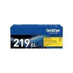 Cartucho De Toner Brother TN219XLY Color Amarillo, Para Impresoras Brother HL-L3280CDW / DCP-L3560CDW / MFC-L3760CDW, Rendimiento 2.300 Páginas.