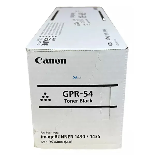 toner-canon-gpr-54-imagerunner-1435i-1435iF 1435-black-original Cartucho De Tóner Canon GPR-54 Black, Compatible Con Impresoras Canon imageRUNNER 1435i / 1435iF / 1435, Rendimiento 54.000 Páginas.