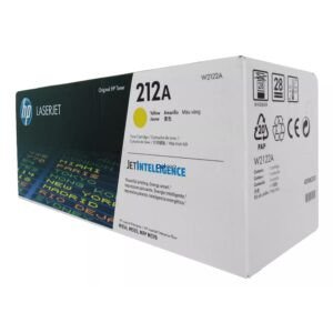 Toner Hp W2122A [212A] Amarillo, Para Impresoras Hp Color Laserjet Enterprise Flow MFP M554dn / M555dn / M555x / M578c / M578dn, Rendimiento 4.500 Páginas.