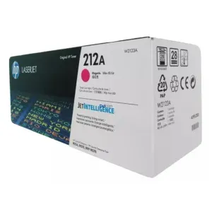 Toner Hp W2123A [212A] Magenta, Para Impresoras Hp Color Laserjet Enterprise Flow MFP M554dn / M555dn / M555x / M578c / M578dn, Rendimiento 4.500 Páginas.