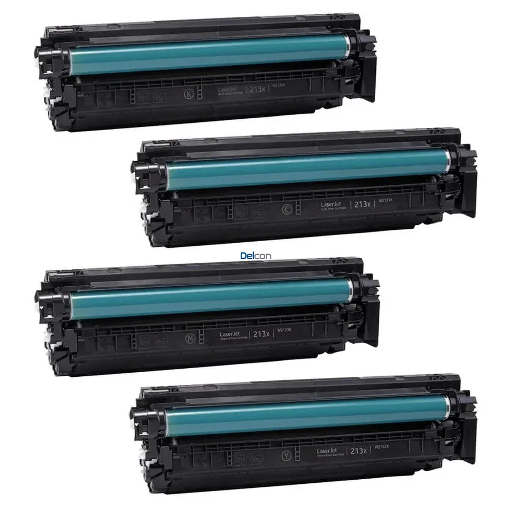 Juego De Toner Hp 213X Negro Cyan Amarillo Magenta, Para Impresoras Hp Color LaserJet Enterprise 5700dn / 6700dn / 6701dn / MFP 5800dn / 6800dn.