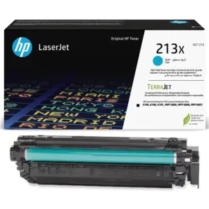 Toner Hp W2131X [213X] Cyan, Para Impresoras Hp Color LaserJet Enterprise 5700dn / 6700dn / 6701dn / MFP 5800dn / 6800dn, Rendimiento 6.000 Páginas.