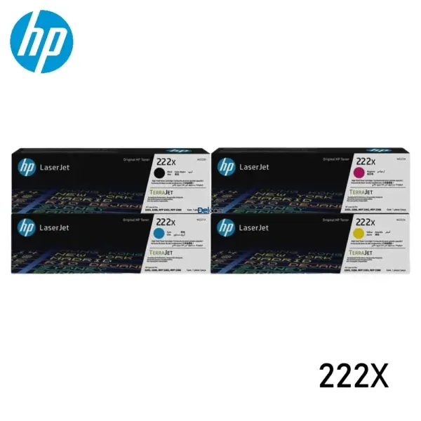toner-hp-222x-laserjet-pro-3203dw-mfp-3303fdw-color-negro-cyan-magenta-amarillo Juego De Tóner Hp 222X Color Negro Cyan Magenta Amarillo, Para Impresoras Hp LaserJet Pro 3203dw / 3204dw / MFP 3303fdw / 3288dw / 3388fdw / 3388sdw.