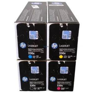 Toner Hp 230X [W2300X] [W2301X] [W2302X] [W2303X] Para Impresoras HP Color LaserJet Pro 4203dw / MFP 4303fdw, Color Negro Cyan Magenta Amarillo.