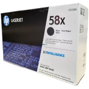 Toner Hp 58X CF258X Black, Compatible Con Impresoras Multifunción HP LaserJet Pro M404dn / M404dw / M404n / M428fdn / M428fdw, Rendimiento 10.000 Páginas.