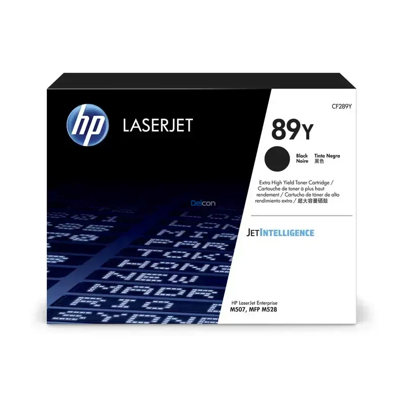 Cartucho De Toner Hp CF289Y (89Y) Black, Para Impresoras Hp LaserJet Enterprise M507dn / M507dng / M507n / M507x / MFP M528dn / Flow MFP M528c / M528z.