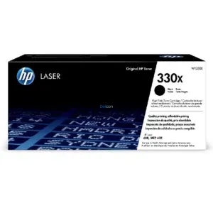 Cartucho De Toner Original Hp 330X W1330X Black, Para Impresoras Hp Laser 408 / 408dn / MFP 432 / MFP 432fdn, Rendimiento 15.000 Páginas.