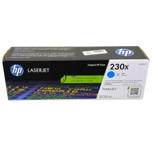 Toner Hp W2301X 230X Color Cyan, Compatible Con Impresoras Hp Color LaserJet Pro 4203dw / Pro MFP 4303fdw. Rendimiento 5.500 Páginas.
