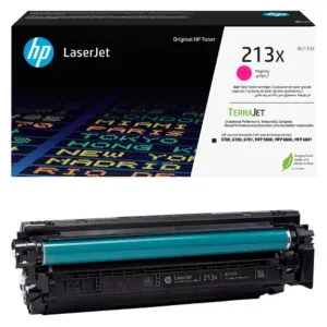 Toner Hp W2133X [213X] Magenta, Para Impresoras Hp Color LaserJet Enterprise 5700dn / 6700dn / 6701dn / MFP 5800dn / 6800dn, Rendimiento 6.000 Páginas.
