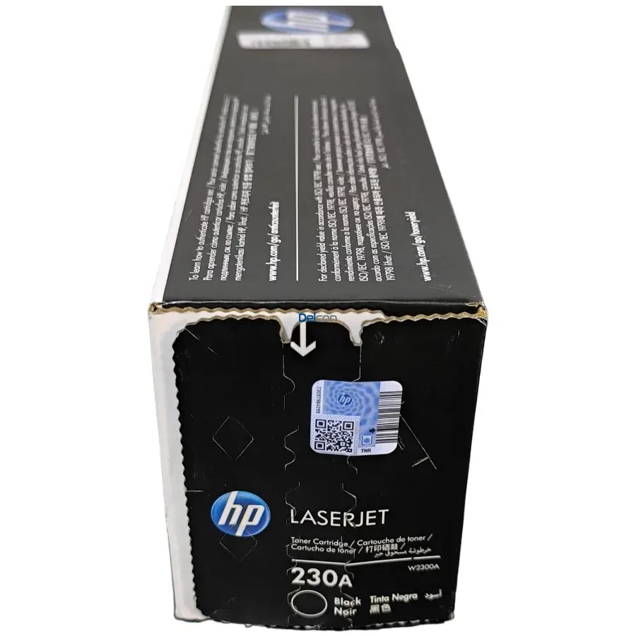 Toner Hp W2300A 230A Color Negro, Compatible Con Impresoras HP Color LaserJet Pro 4203dw / Pro MFP 4303fdw. Rendimiento 2.000 Páginas.