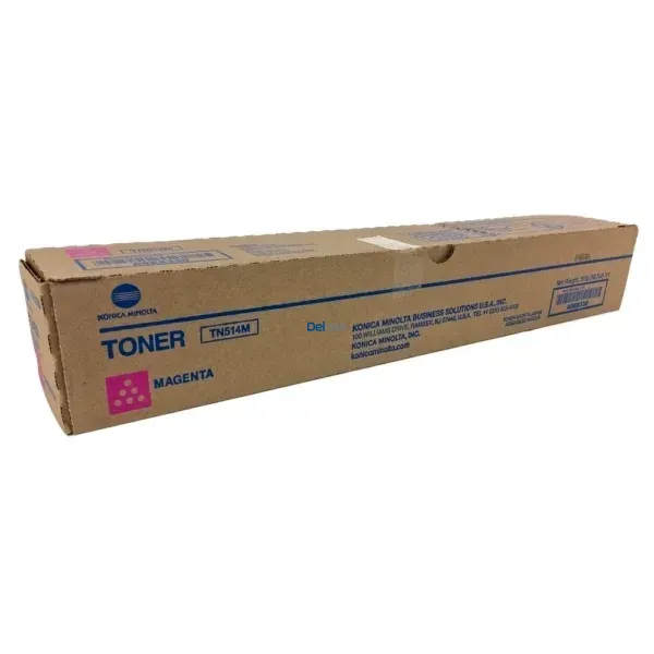 Toner Konica Minolta TN514K Color Magenta, Compatible Con Fotocopiadoras Konica Minolta Bizhub C458 / C558 / C658, Rendimiento 26.000 Páginas.