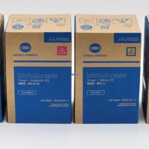 Pack Toner Konica Minolta TNP80 Color Negro Cyan Magenta Amarillo, Compatible Con Impresora Konica Minolta Bizhub C3320i, (Juego Completo)