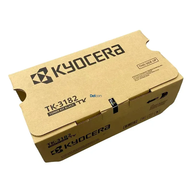 Cartucho De Tóner Original Kyocera TK-3182 Negro, Para Impresoras Kyocera Ecosys M3655idn / P3055dn / P3155dn, Rendimiento 21.000 Páginas.