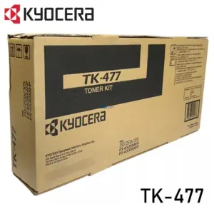 Toner Kyocera TK-477 Black, Para Impresoras Kyocera Ecosys FS-6525MFP / FS-6530MFP / TASKalfa / 255 / 255b / 305, Rendimiento 15.000 Páginas.