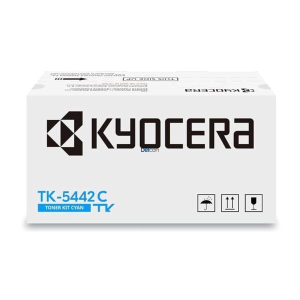 Cartucho De Toner Kyocera TK-5442C Cyan, Para Impresoras Kyocera Ecosys MA2100cfx / MA2100cwfx / PA2100cx / PA2100cwx, Rendimiento 2.400 Páginas.