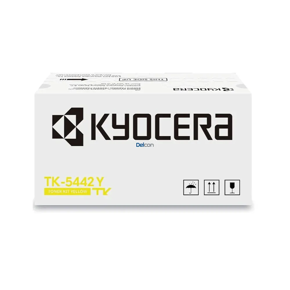 Cartucho De Toner Kyocera TK-5442Y Amarillo, Para Impresoras Kyocera Ecosys MA2100cfx / MA2100cwfx / PA2100cx / PA2100cwx, Rendimiento 2.400 Páginas.