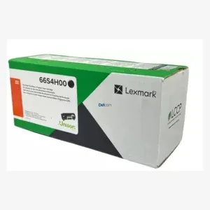 Cartucho De Tóner Lexmark 66S4H00 Black, Para Impresoras Lexmark MS531dw / MS631dw / MS632dwe / MX532adwe / MX632adwe, Rendimiento 28.400 Páginas.