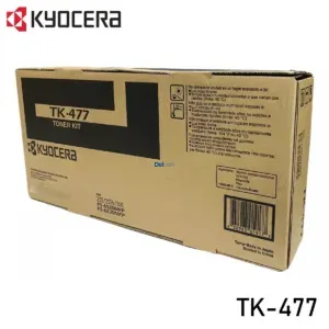 Toner Kyocera TK-477 Black, Para Impresoras Kyocera Ecosys FS-6525MFP / FS-6530MFP / TASKalfa / 255 / 255b / 305, Rendimiento 15.000 Páginas.