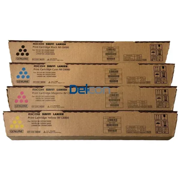 toner-original-ricoh-im-c4500-im-c5500-im-c6000-color-negro-cyan-magenta-amarillo-pack Pack Toner Ricoh IM C4500 / IM C5500 / IM C6000 Series, Color Negro Cyan Magenta Amarillo, Tóners RICOH De Alto Rendimiento (Juego Completo)