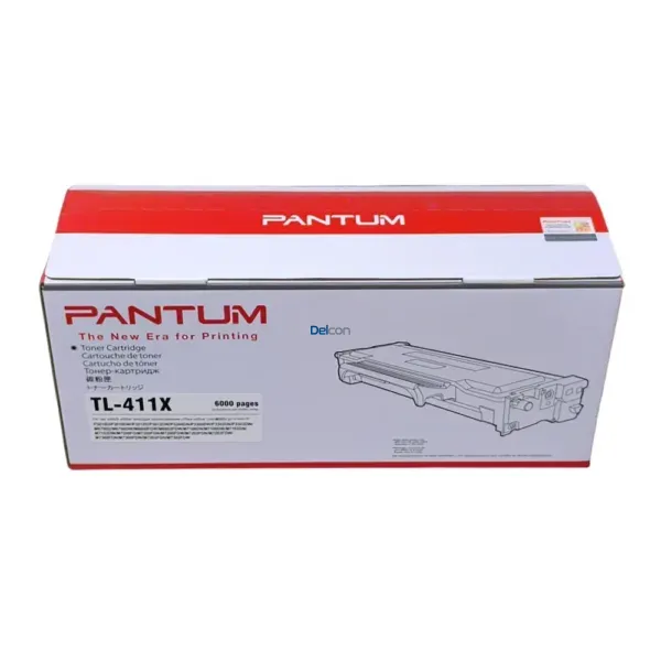 Toner Pantum TL-411X Black, Compatible Con Impresoras Pantum M6800FDW / M7100DW / M7200FDW / M7300FDN / M7300FDW, Rendimiento 6.000 Páginas.