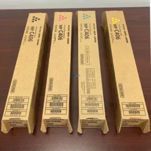 Cartuchos De Tóner Ricoh MP C306 / C307 / C406 / C407 Color Negro Cyan Magenta Amarillo (842091 | 842092 | 842093 | 842094) Juego Completo