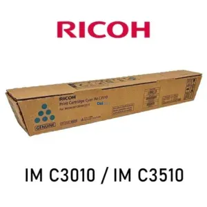 Cartucho De Toner Ricoh IM C3010 / IM C3510 (842521) IM C3510H Cyan, Para Impresoras Ricoh IM C3010 / IM C3510, Rendimiento 28.000 Páginas.