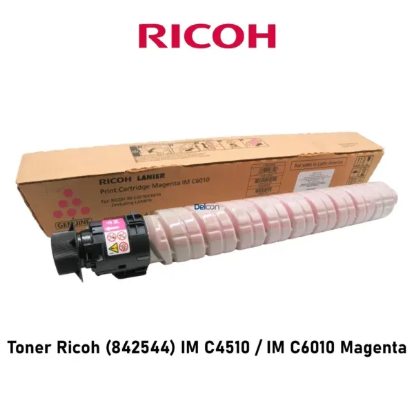 toner-ricoh-im-c4510-im-c6010-842544-color-magenta Cartucho De Toner Ricoh IM C4510 / IM C6010 (842544) Magenta, Para Impresoras Ricoh IM C4510 / IM C6010, Rendimiento 28.000 Páginas.