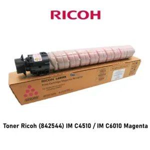 Cartucho De Toner Ricoh IM C4510 / IM C6010 (842544) Magenta, Para Impresoras Ricoh IM C4510 / IM C6010, Rendimiento 28.000 Páginas.
