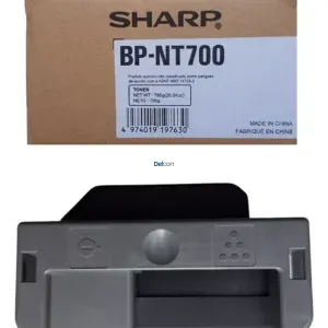 Toner Sharp BP-NT700 (BPNT700) Black, Para Impresoras e Copiadoras Sharp BP-70M31 / BP-70M55 /BP-70M65, Rendimiento 40.000 Páginas.
