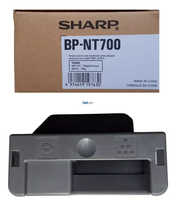 Toner Sharp BP-NT700 (BPNT700) Black, Para Impresoras e Copiadoras Sharp BP-70M31 / BP-70M55 /BP-70M65, Rendimiento 40.000 Páginas.