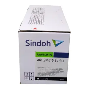 Toner Sindoh A610T13K-WH Black, Compatible Con Impresoras Sindoh A611dn / M610 / M611 / M612 / M613, Rendimiento 13.000 Páginas.