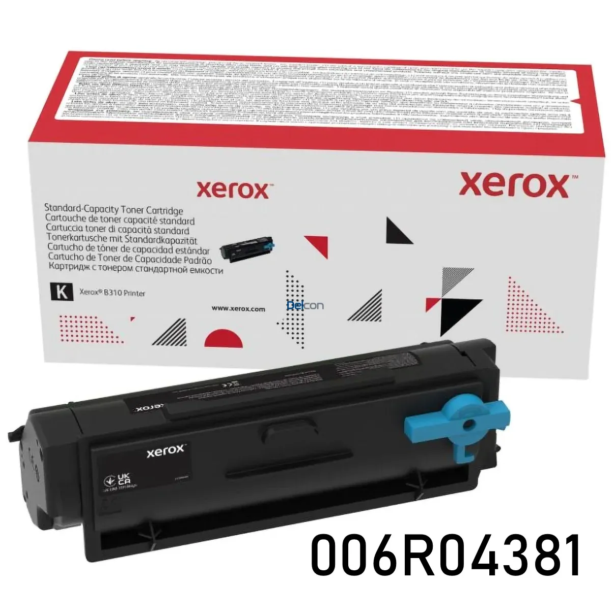 Cartucho De Toner Xerox 006R04381 Black, Para Impresoras Xerox B305 / B310 / B315, Rendimiento 20.000 Páginas. | Envios a Todo Lima y Provincias.