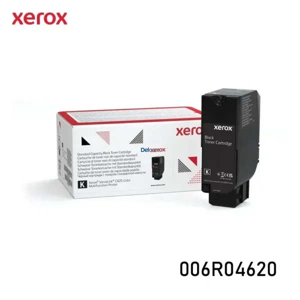 Cartucho De Toner Xerox 006R04620 Color Negro, Para Impresoras Xerox VersaLink C620 / C625, Rendimiento 8.000 Páginas.